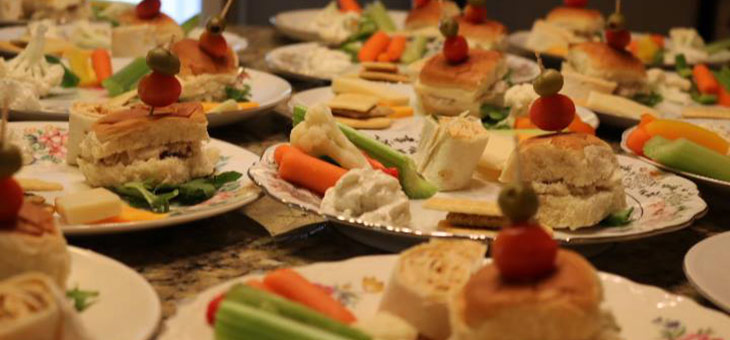 plates of food