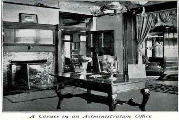 administrative office view in 1800s or early 1900s